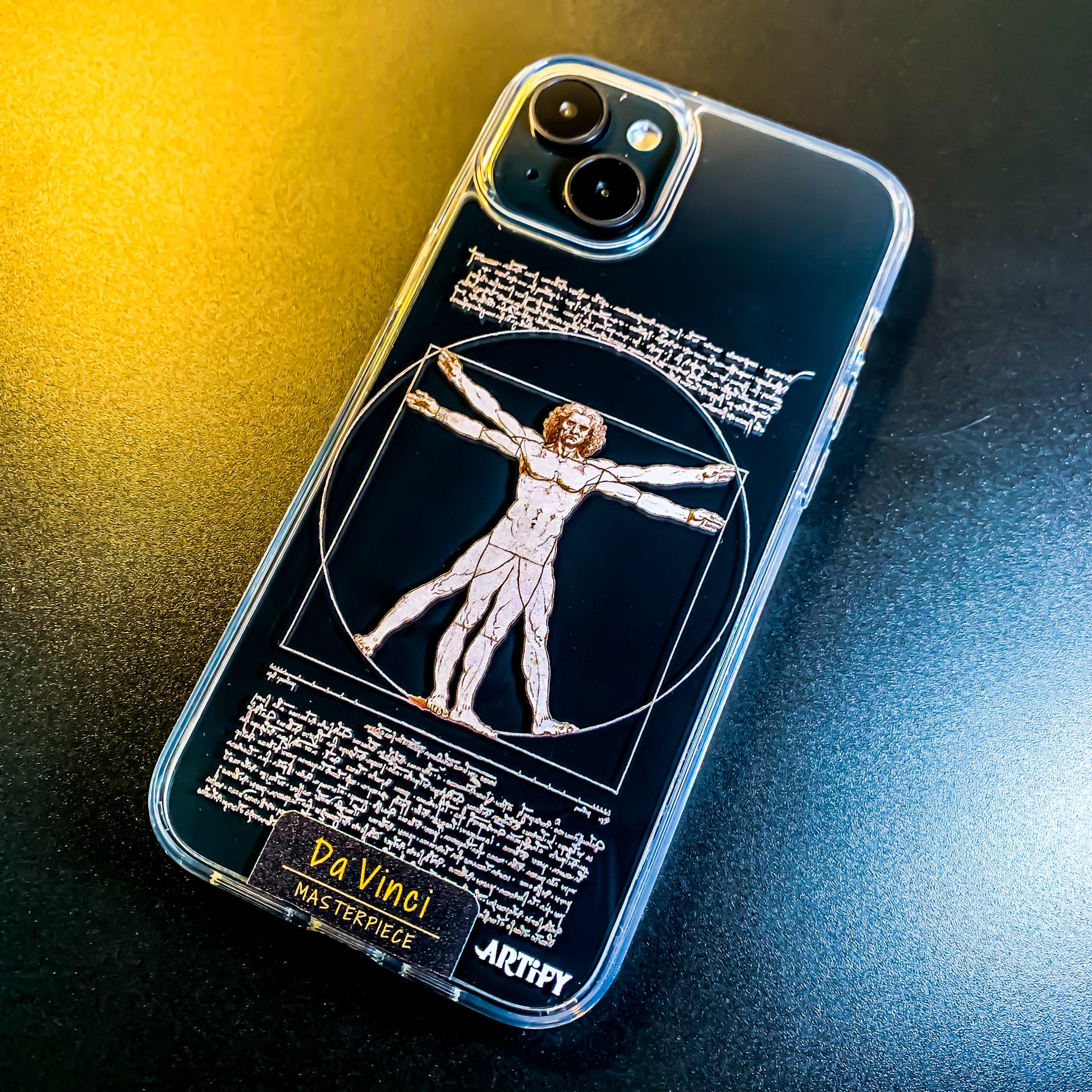 ウィトルウィウス的人体図 ダ・ヴィンチ iPhone ケース