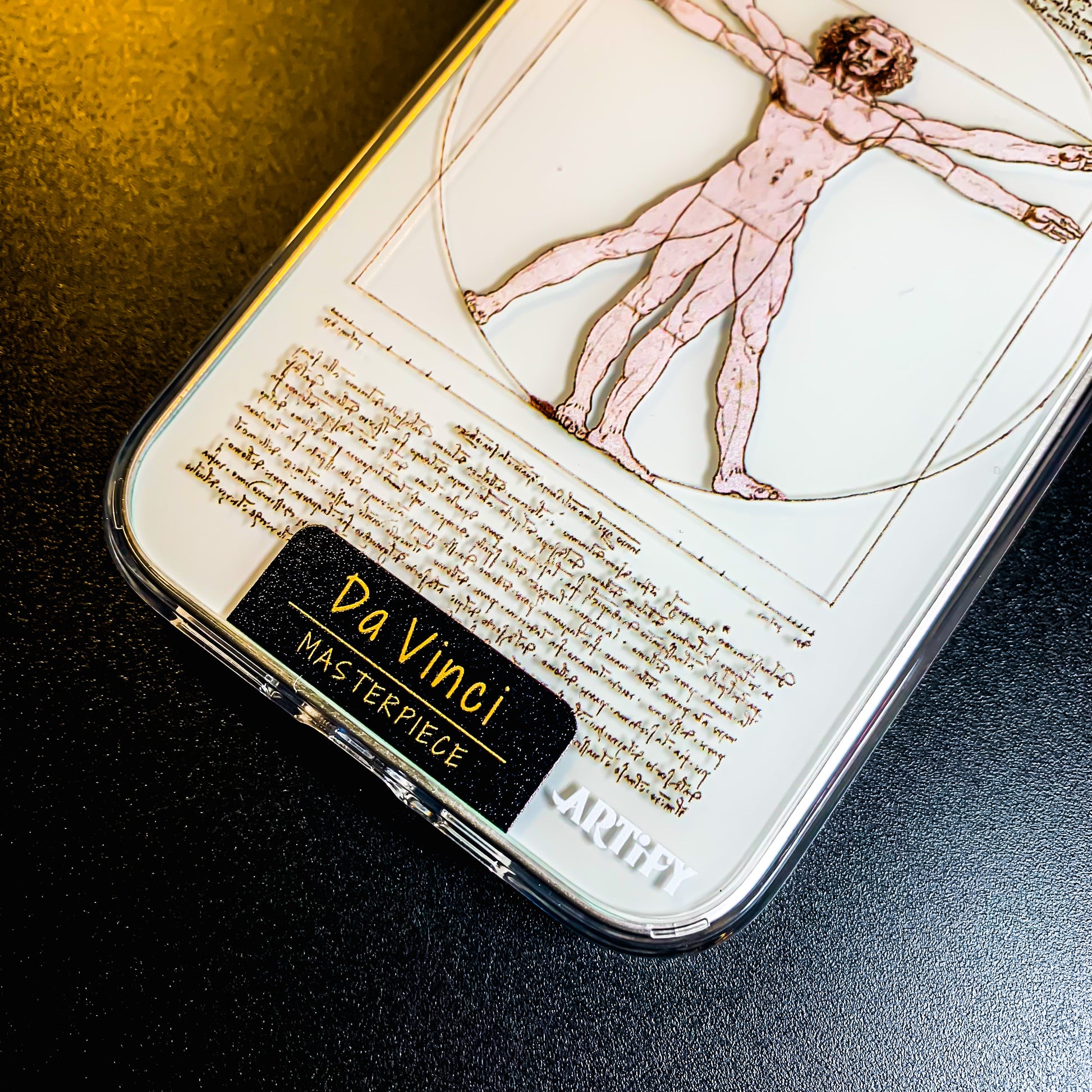 ウィトルウィウス的人体図 ダ・ヴィンチ iPhone ケース